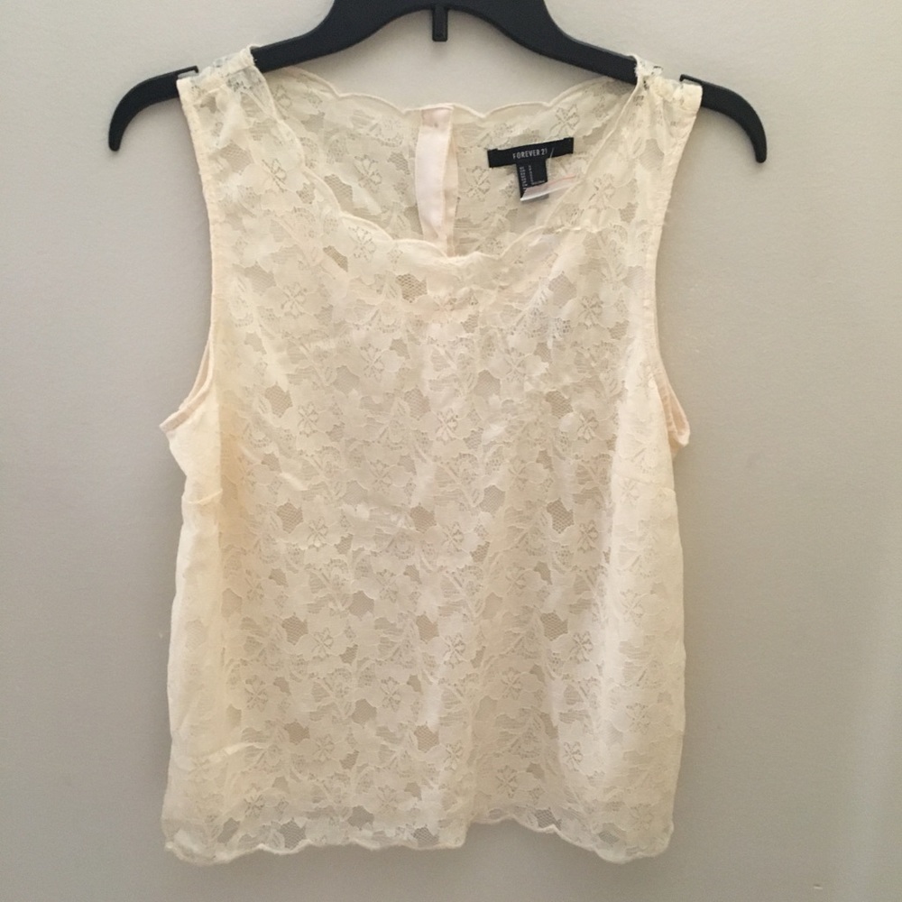Lace tank